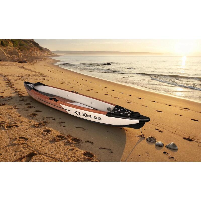 Canoë Kayak Gonflable 1 place dropstitch 366 x 75 x 42cm  K-NATURAL