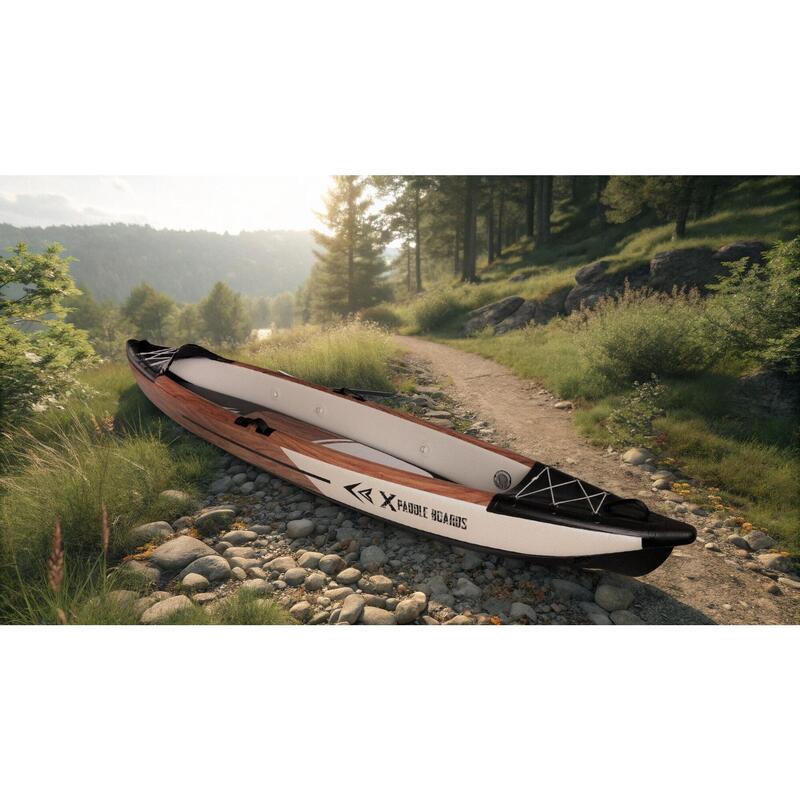Canoë Kayak Gonflable 1 place dropstitch 366 x 75 x 42cm  K-NATURAL