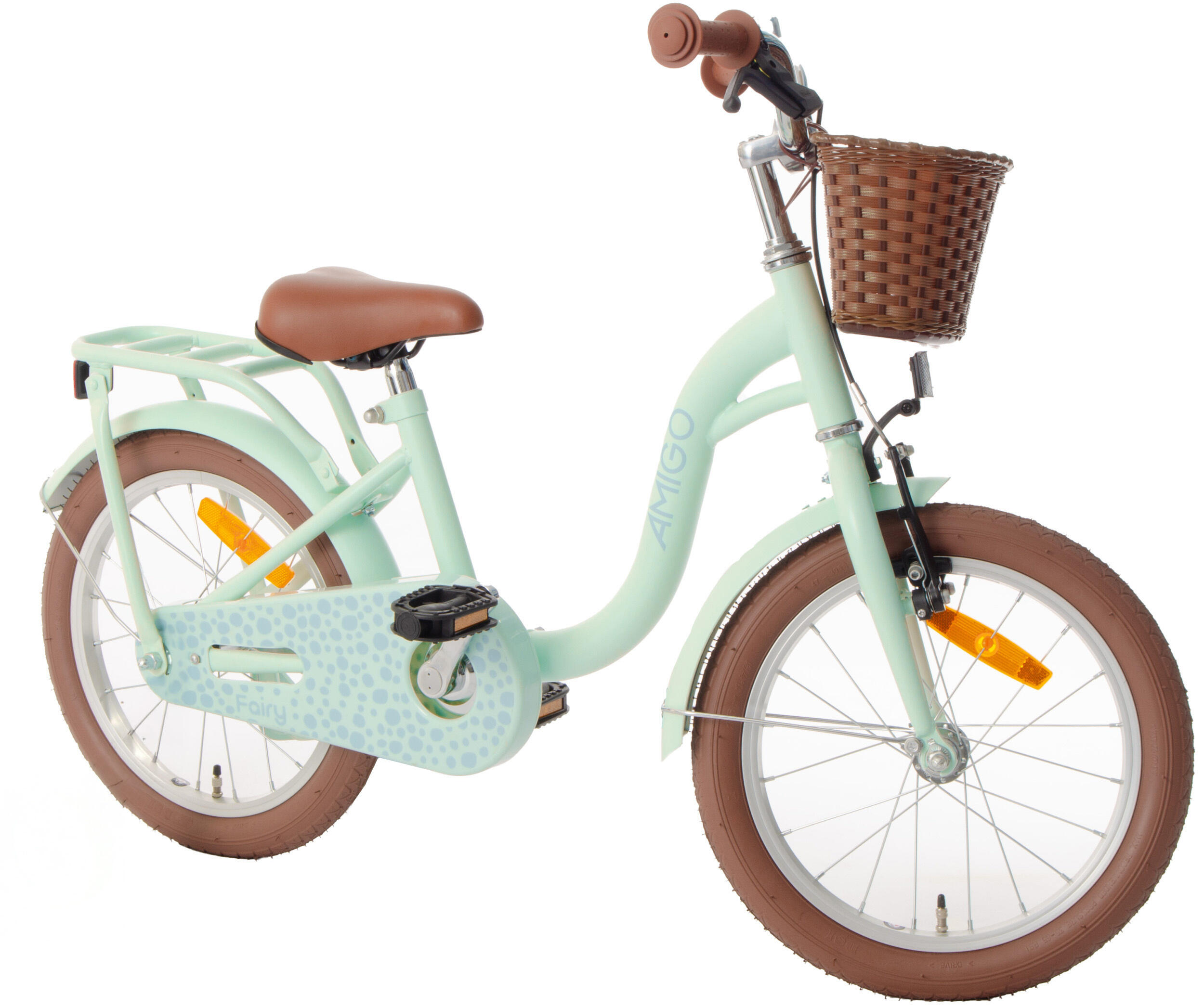 AMIGO Meisjesfiets Fairy 18 Inch Meisjes Terugtraprem Mintgroen 5/7