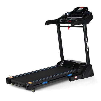 Tapis de course pliable avec Bluetooth Apps, écran LCD | Enceintes MP3 18km/h