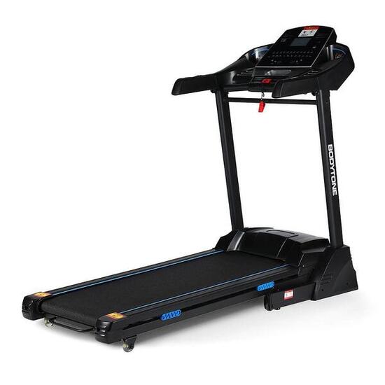 Tapis de course pliable avec Bluetooth Apps, écran LCD | Enceintes MP3 18km/h