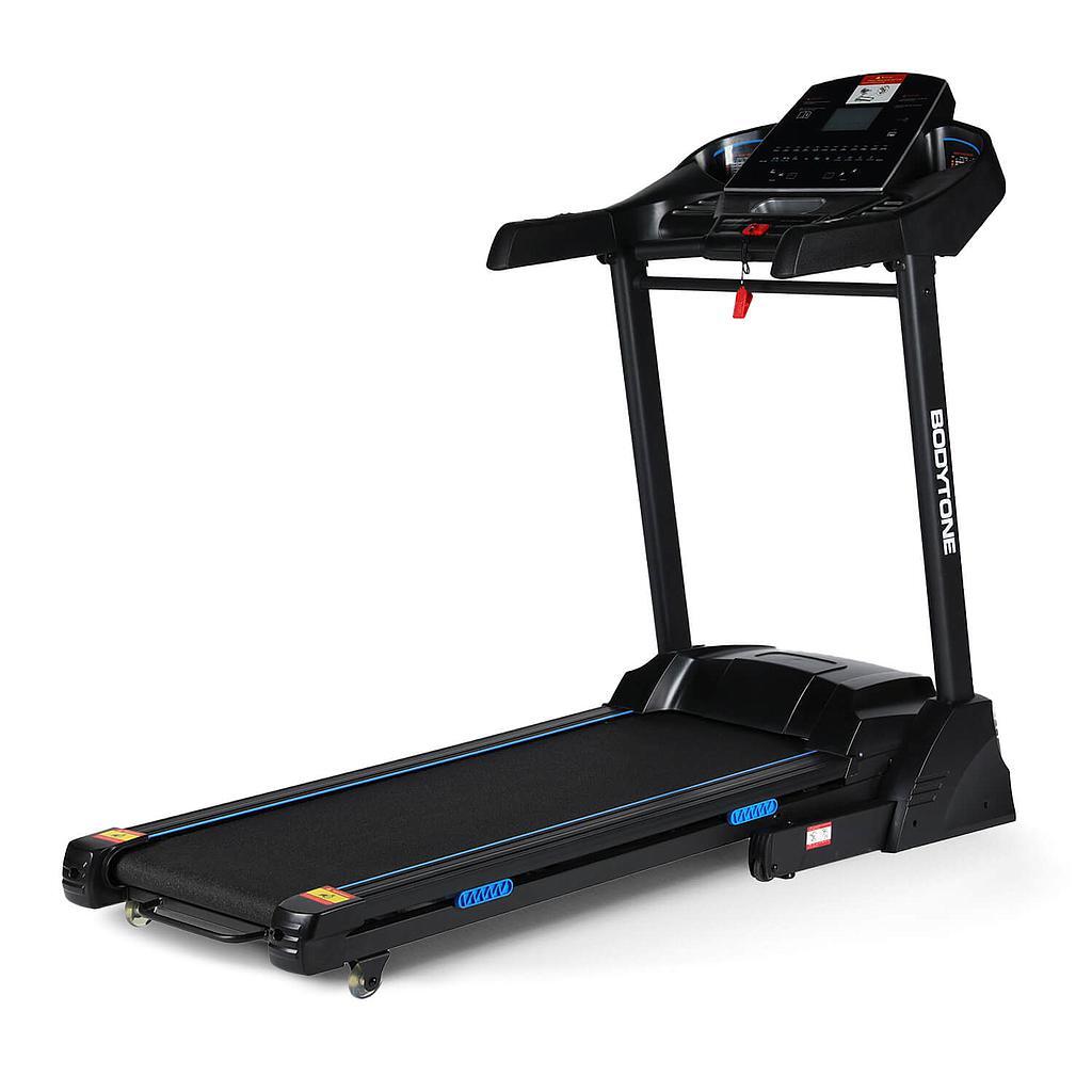 Bodytone - Tapis De Course Pliable Avec Bluetooth Apps, Écran Lcd | Enceintes Mp3 18km/h - Tapis De Course - Noir - Taille Unique - Decathlon