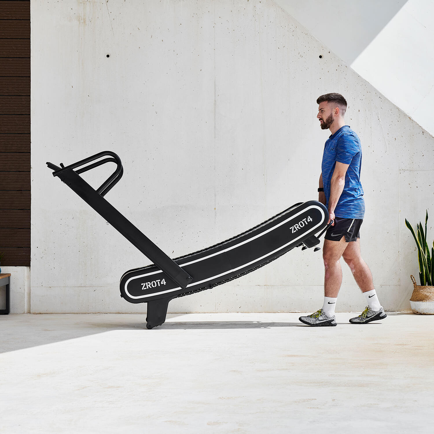 Tapis de course courbe sans moteur affichage LED. Consommation 0. Autogénérée 4/5