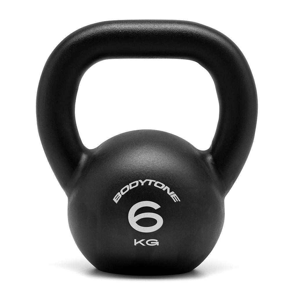 Bodytone - Kettlebell Noir Professionnel En Fonte 6 Kg - Kettlebell - Noir - 6 Kg - Decathlon