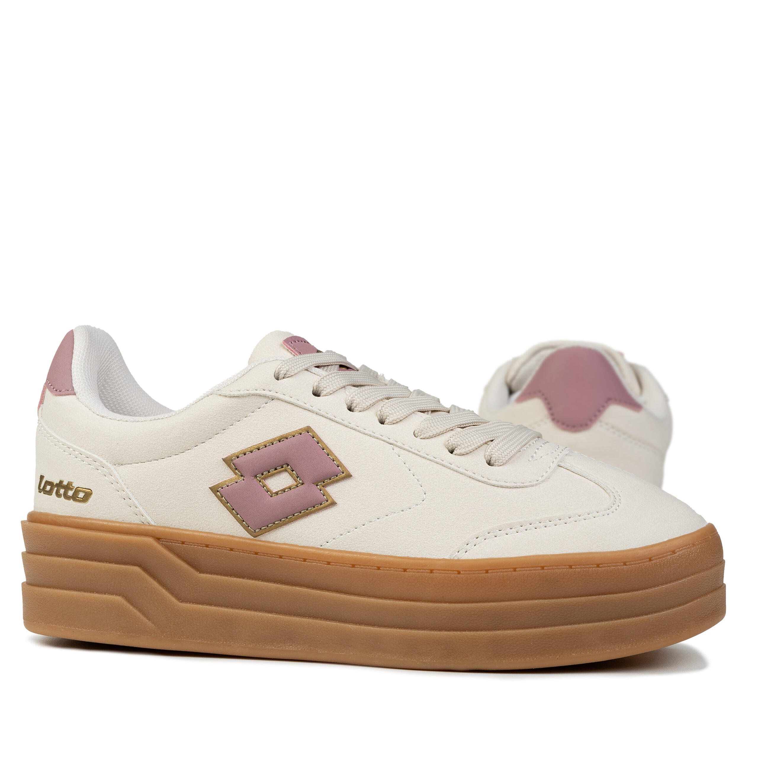 Buty damskie trempki na platformie Lotto STACKY RB 7/7