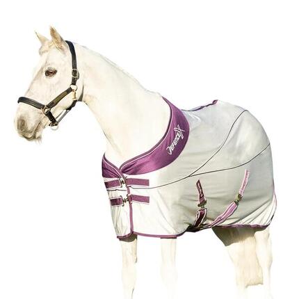 Couverture Rafraichissante Pour Chevaux DEFENCEX SHIELD (Gris / Violet)