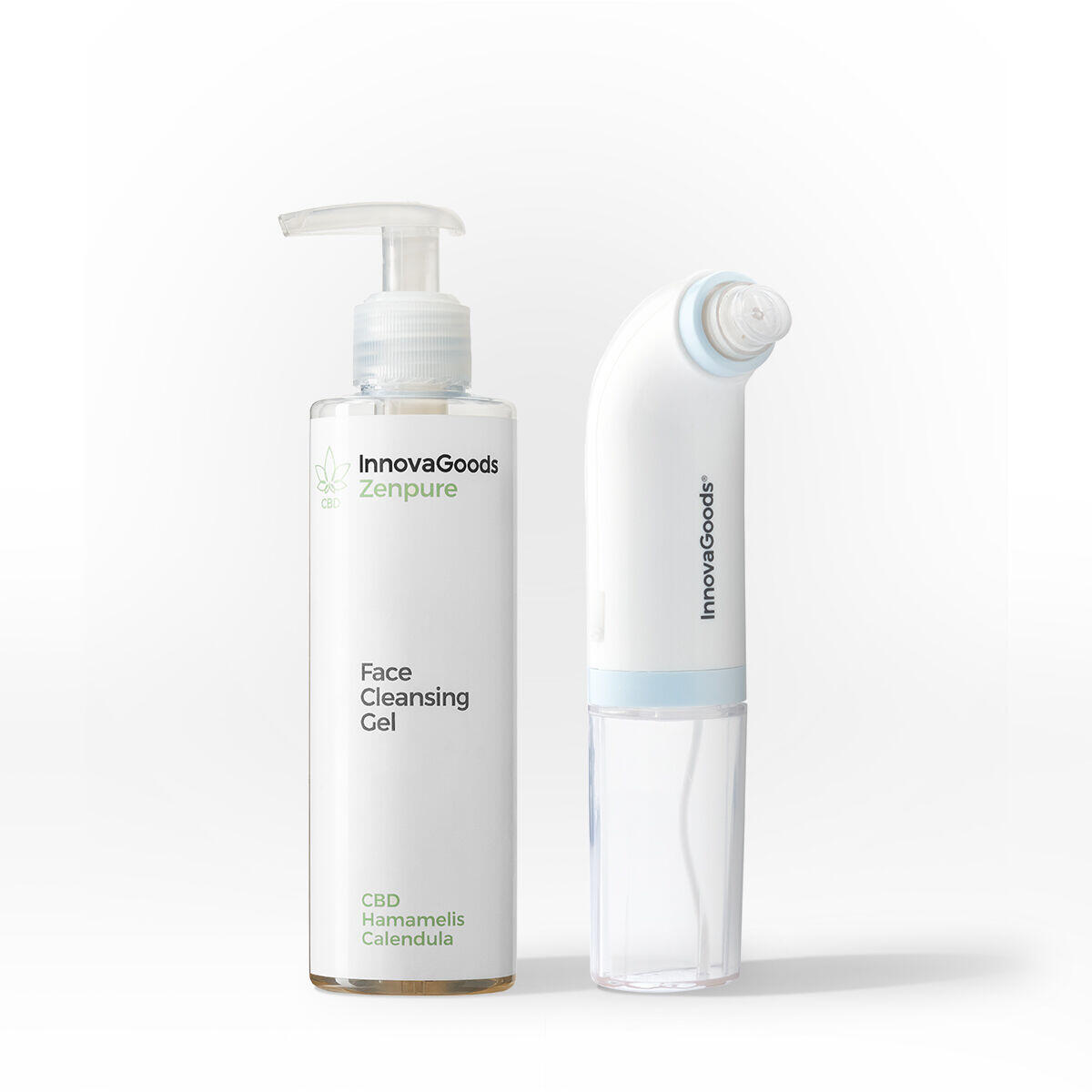 INNOVAGOODS Pacchetto Trattamento Pulizia Punti Neri InnovaGoods Gel Detergente Viso 200 ml
