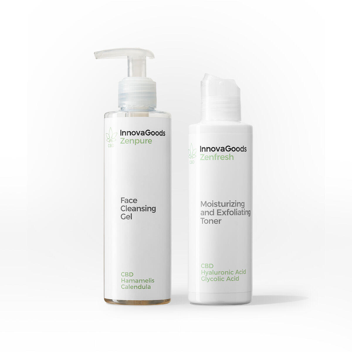 INNOVAGOODS Kit Due Prodotti Pulizia Viso InnovaGoods Gel Detergente Viso 200 ml