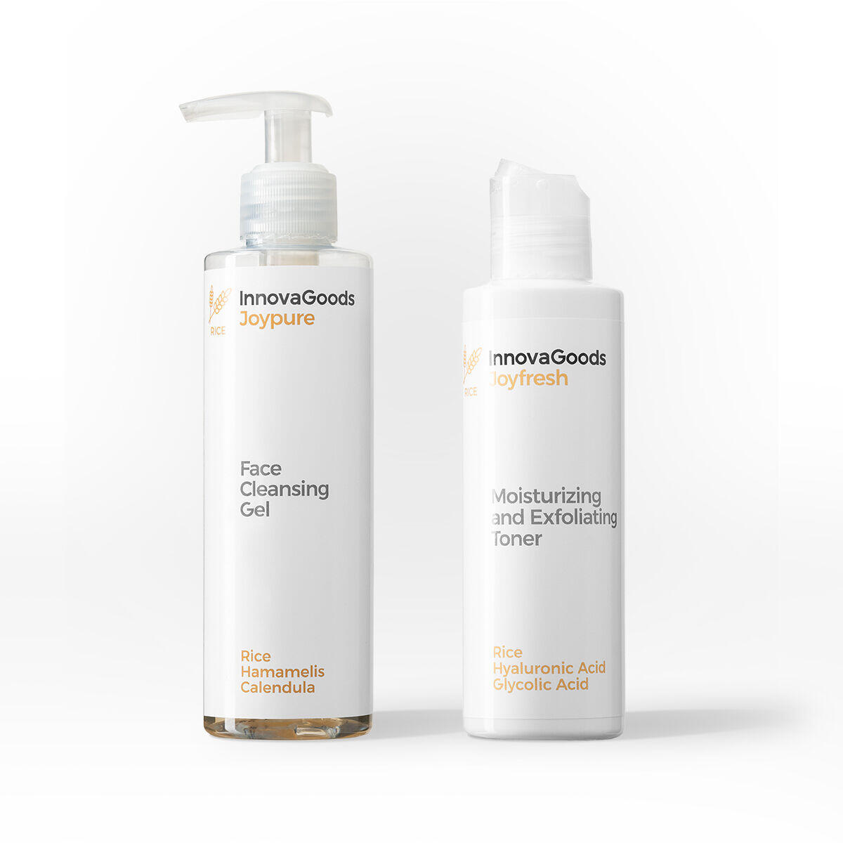 INNOVAGOODS Kit Due Prodotti Pulizia Viso InnovaGoods Gel Detergente Viso 200 ml