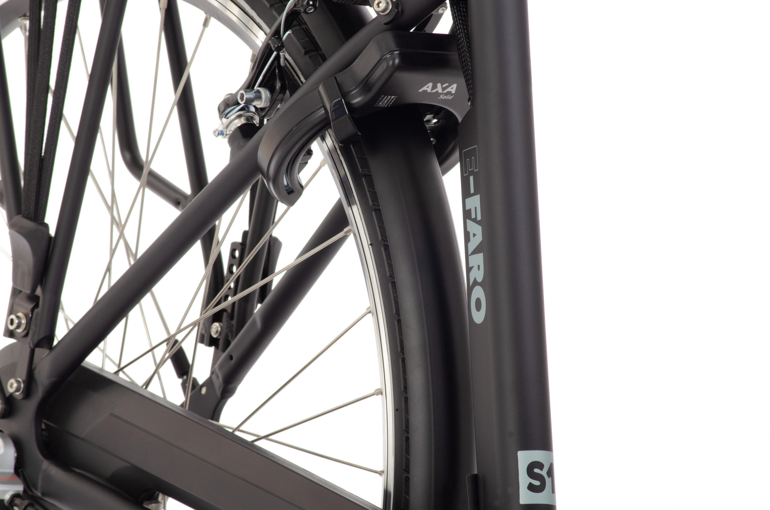 AMIGO Elektrische Stadsfiets E-Faro S1 28 Inch 50 cm Dames 3V V-Brakes Matzwart 6/7
