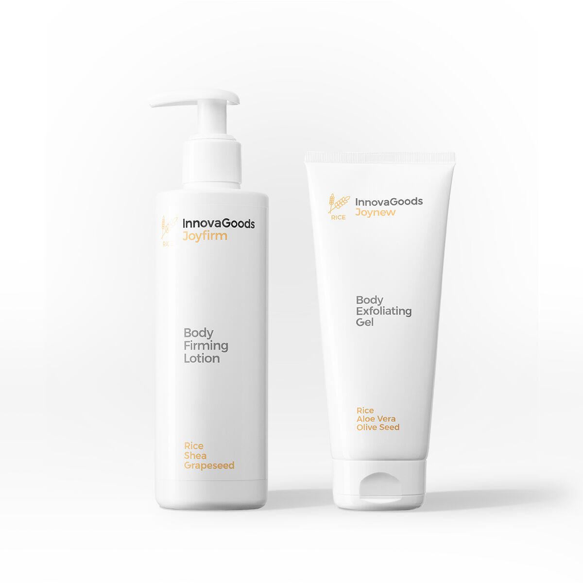 INNOVAGOODS Pack Duplo de Cuidados Corporais InnovaGoods Gel Exfoliante Corporal 200 ml