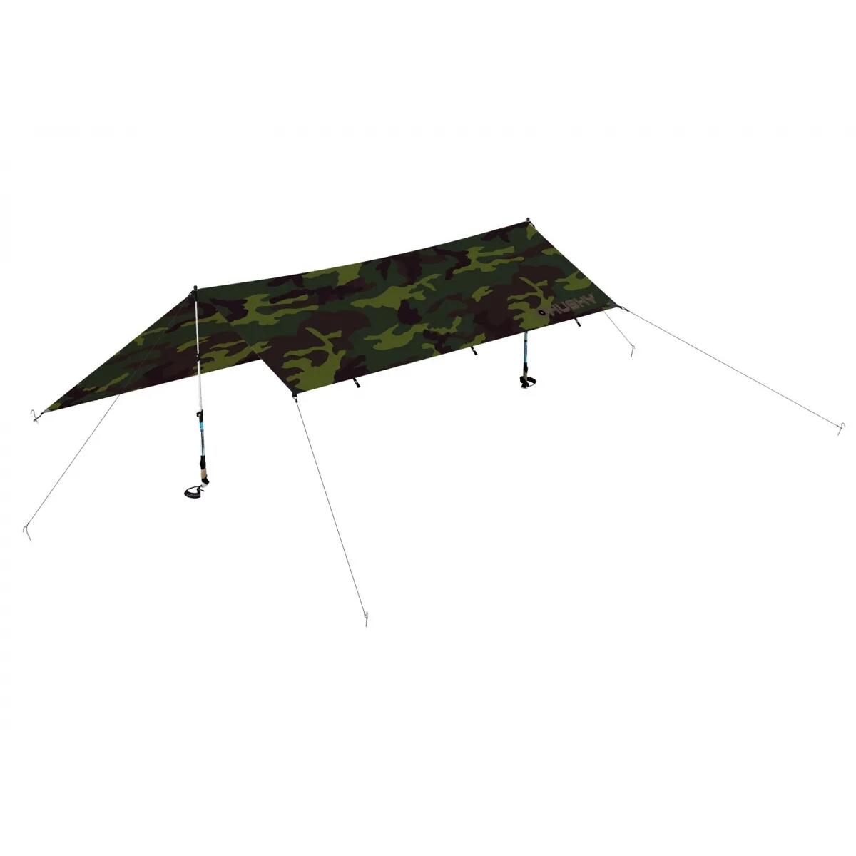 HUSKY Tarp Rover 300 x 300 - Camouflage Groen