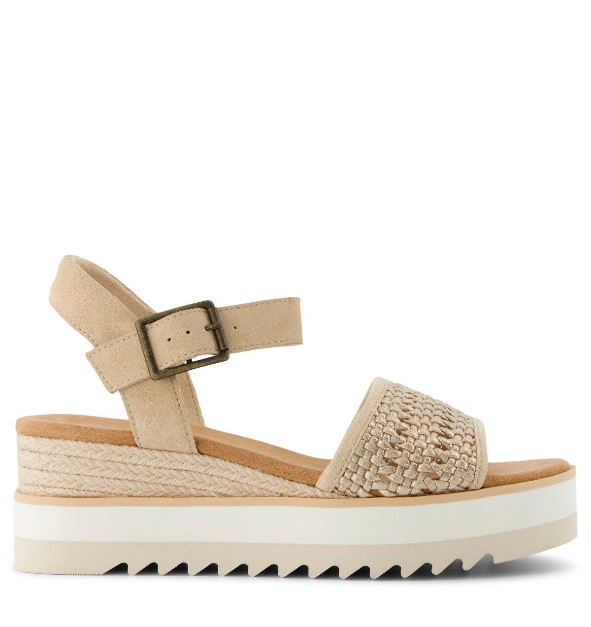 TOMS - Diana plateau sandalen sleehak 2/7