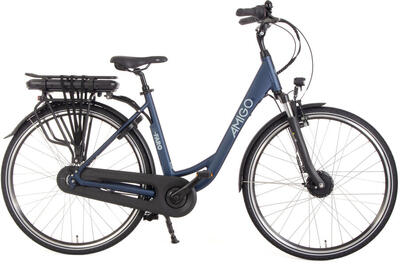 Amigo elektrische stadsfiets e-faro s2 28 inch 50 cm dames 7v rollerbrake