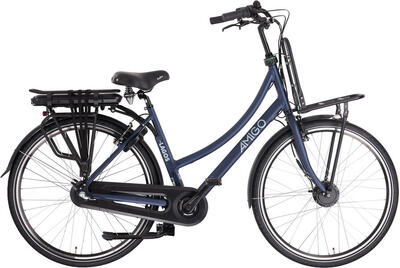 Amigo elektrische transportfiets e-lagos t2 28 inch 50 cm dames 3v v-brakes