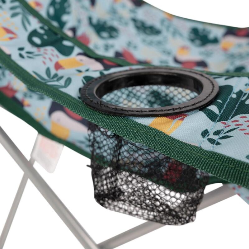 Scaun De Camping Drumeții În Natură Trespass Joejoe Cu Imprimeu Tropicale Adulți