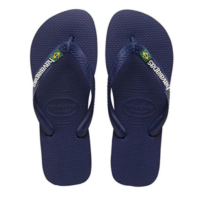 Flip-flops Havaianas Model Brasil Logo Culoare Albastru