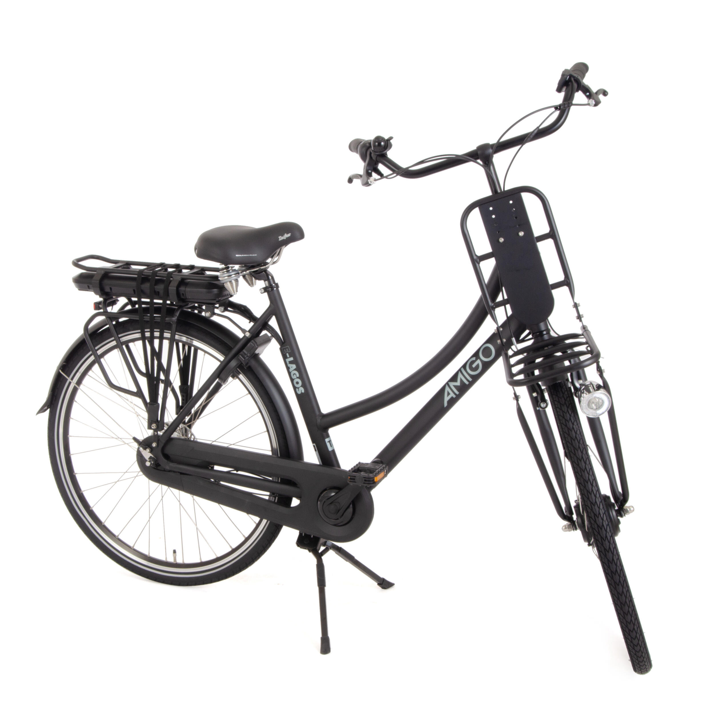 AMIGO Elektrische Transportfiets E-Lagos T3 28 Inch 55 cm Dames 7V Rollerbrake 4/7