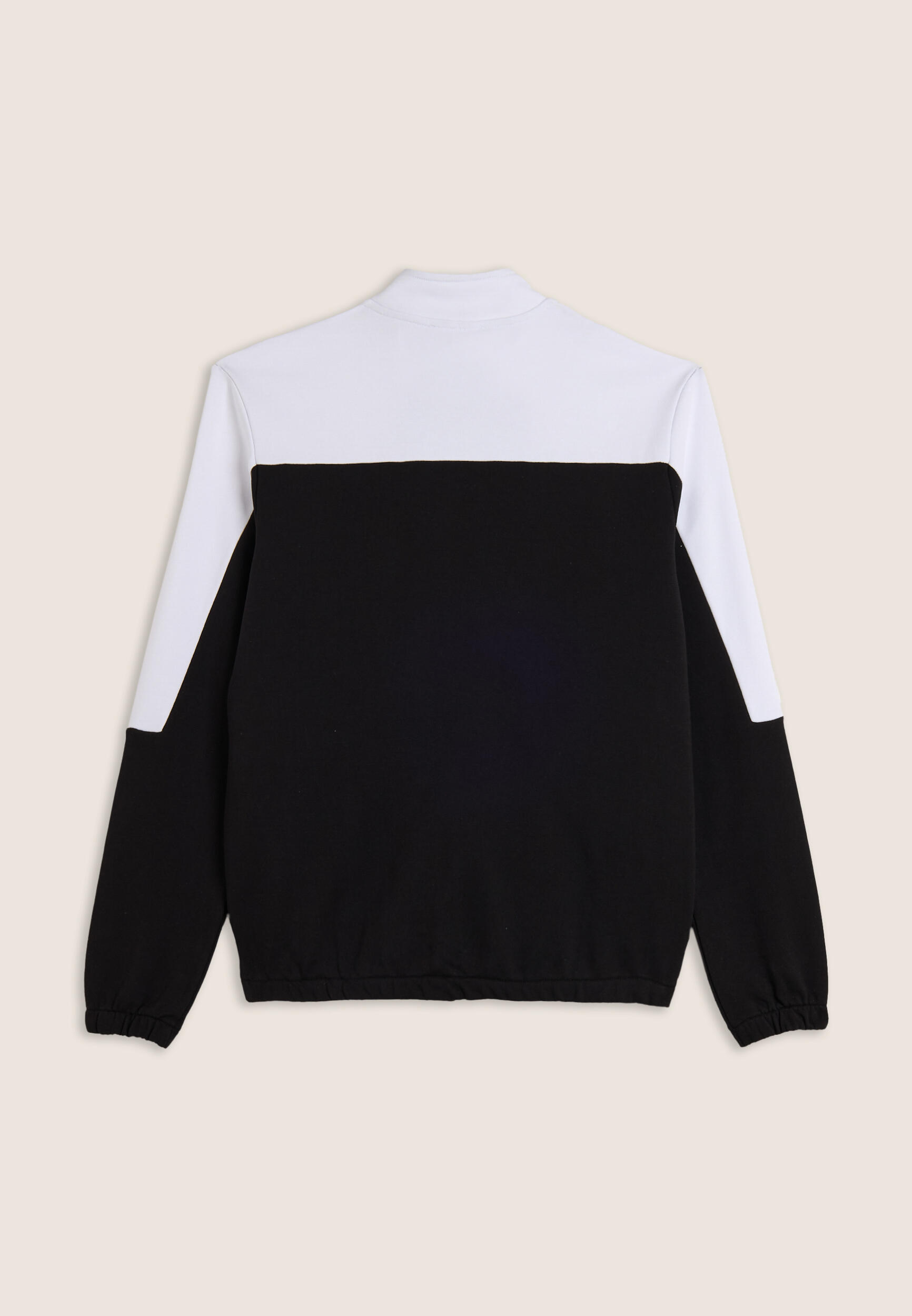 Sweat-shirt zippé à col montant à motifs colorés 2/3