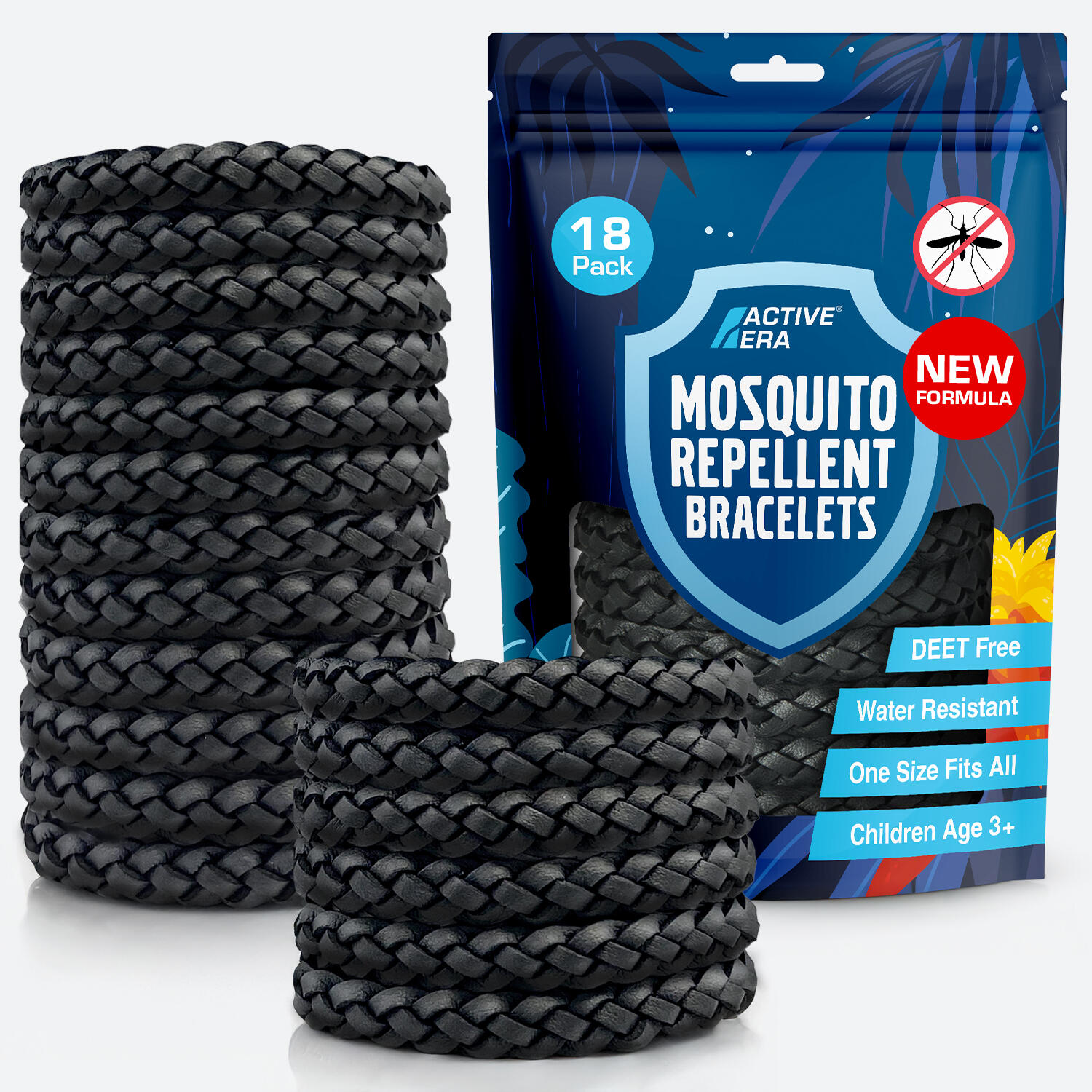 ACTIVE ERA Adventure Mosquito Repellent Bands - 18 Pack