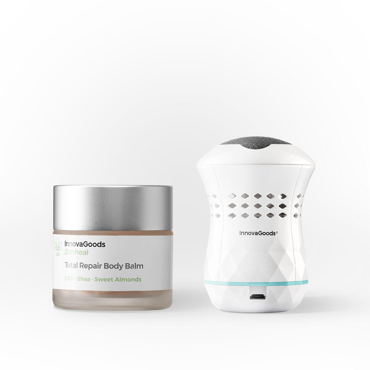 INNOVAGOODS Pack Tratamento Reparador para Pés InnovaGoods Bálsamo Reparador Corporal 50 ml