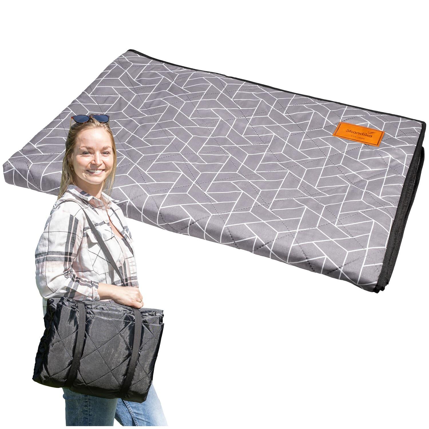 Skandika - Seconde Vie - Tapis De Tente Bredal - 200x300cm - Polyester Softtouch - Étanche - Double Toit - Gris - Taille Unique - Decathlon