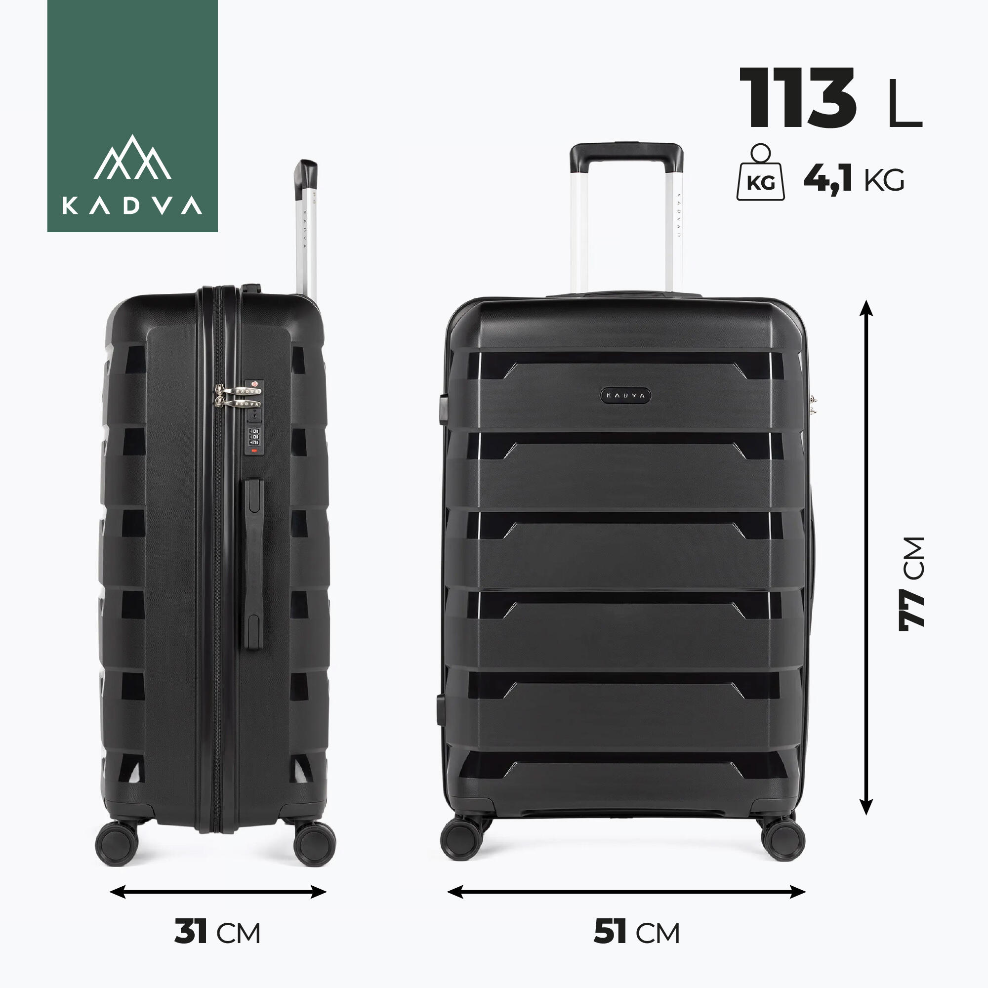KADVA Cayes reiskoffer 2/7