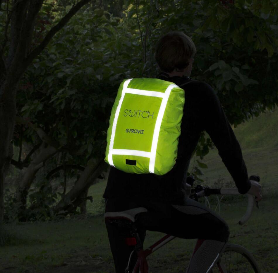 SWITCH COVER Copri zaino reversibile, fluorescente/riflettente - 35 L 2/5