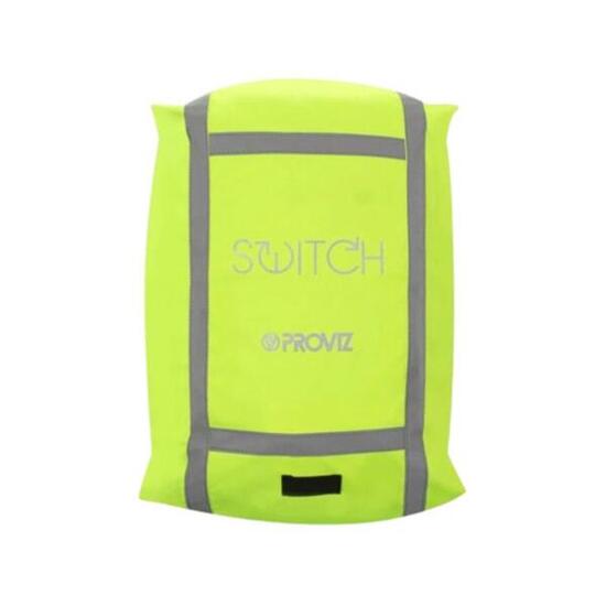 SWITCH COVER Wendbare fluoreszierende/reflektierende Rucksackhülle – 35 L