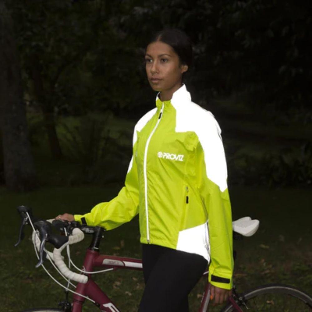 Proviz Women's Nightrider Reflective Waterproof Cycling Jacket 3/5