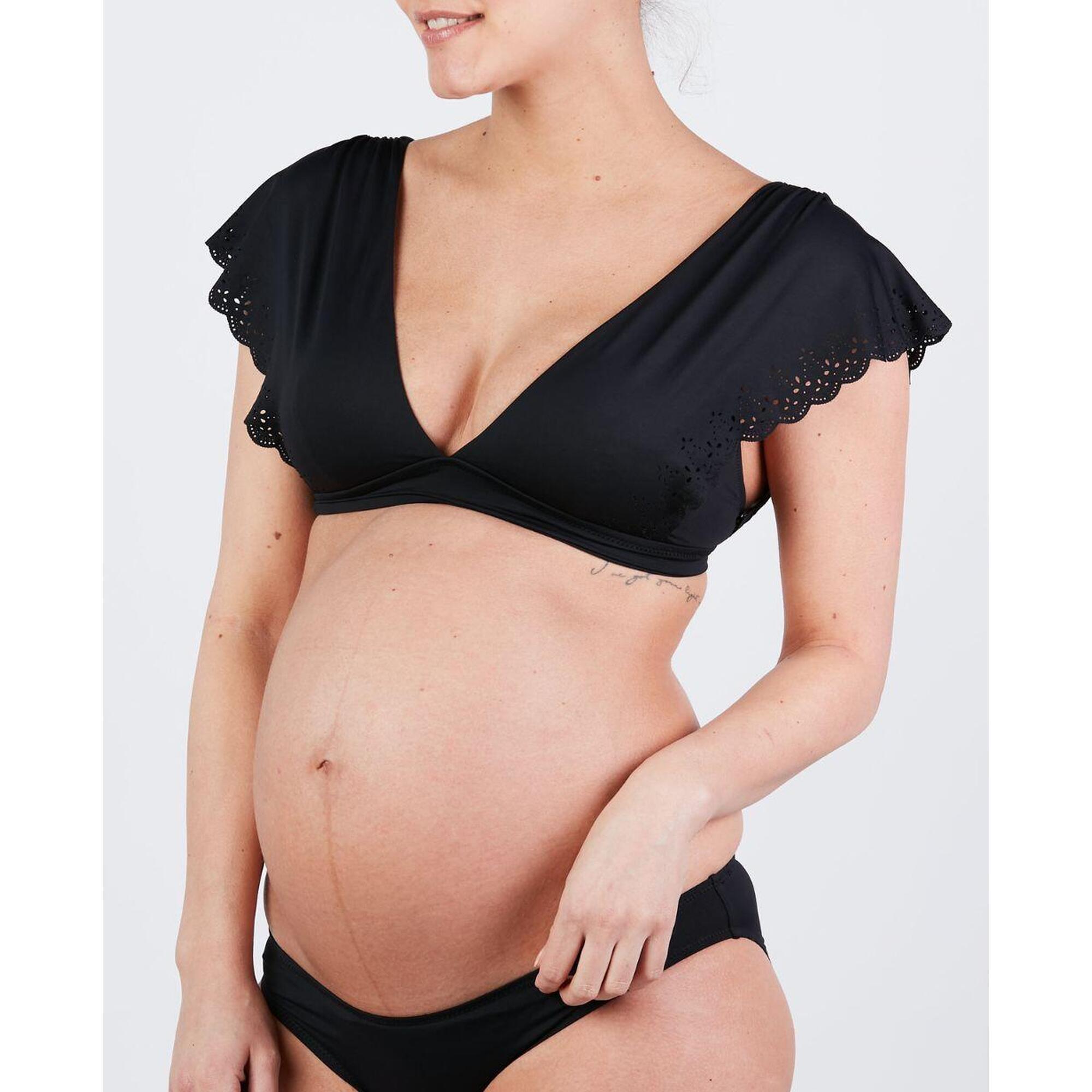 Cache Coeur - Bikini De Grossesse Bloom - Maillot De Bain 2 Pièces (bikini) - Noir - 40 M - Decathlon