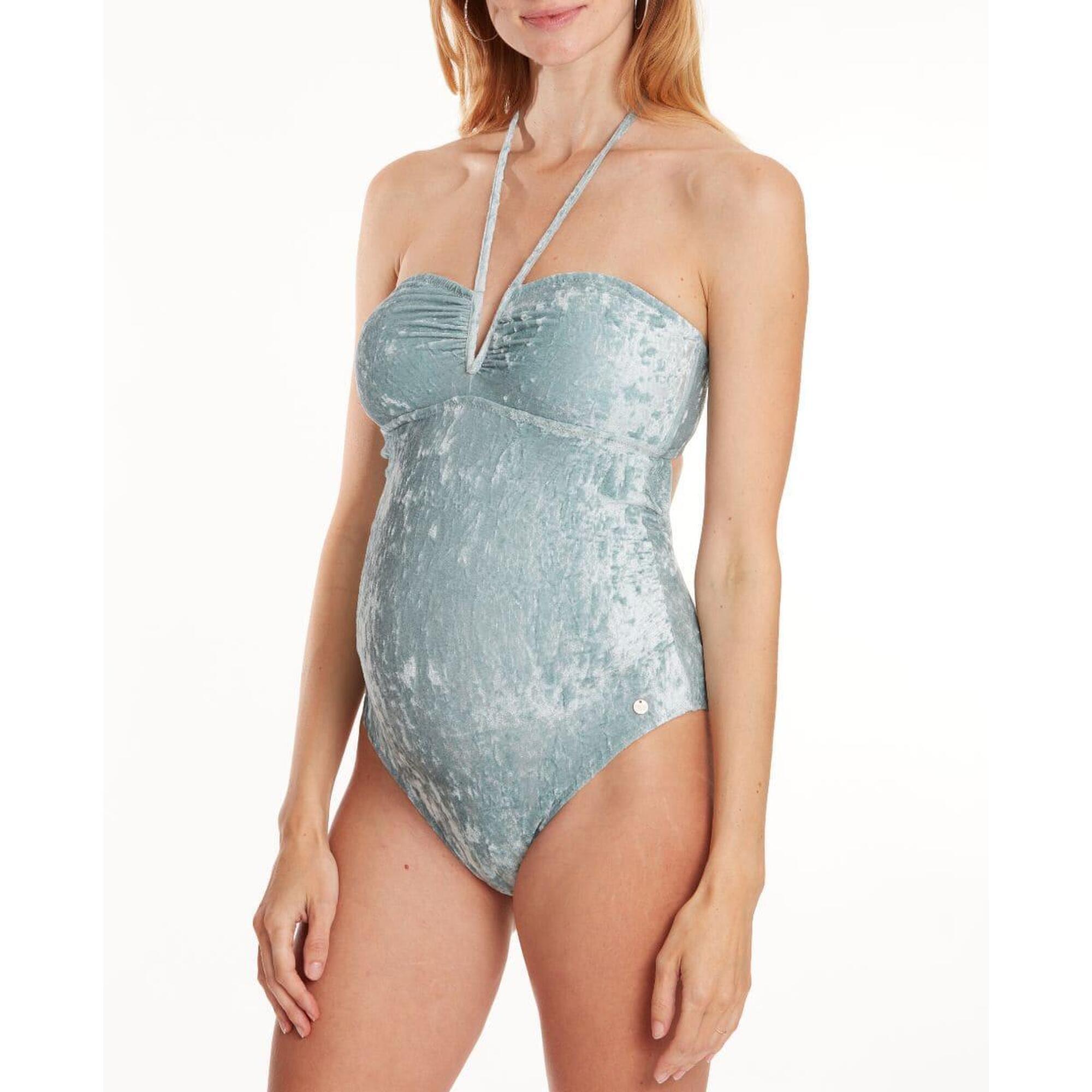 Cache Coeur - Maillot De Bain De Maternité Mykonos - Maillot De Bain 1 Pièce - Vert - 52 2xl - Decathlon