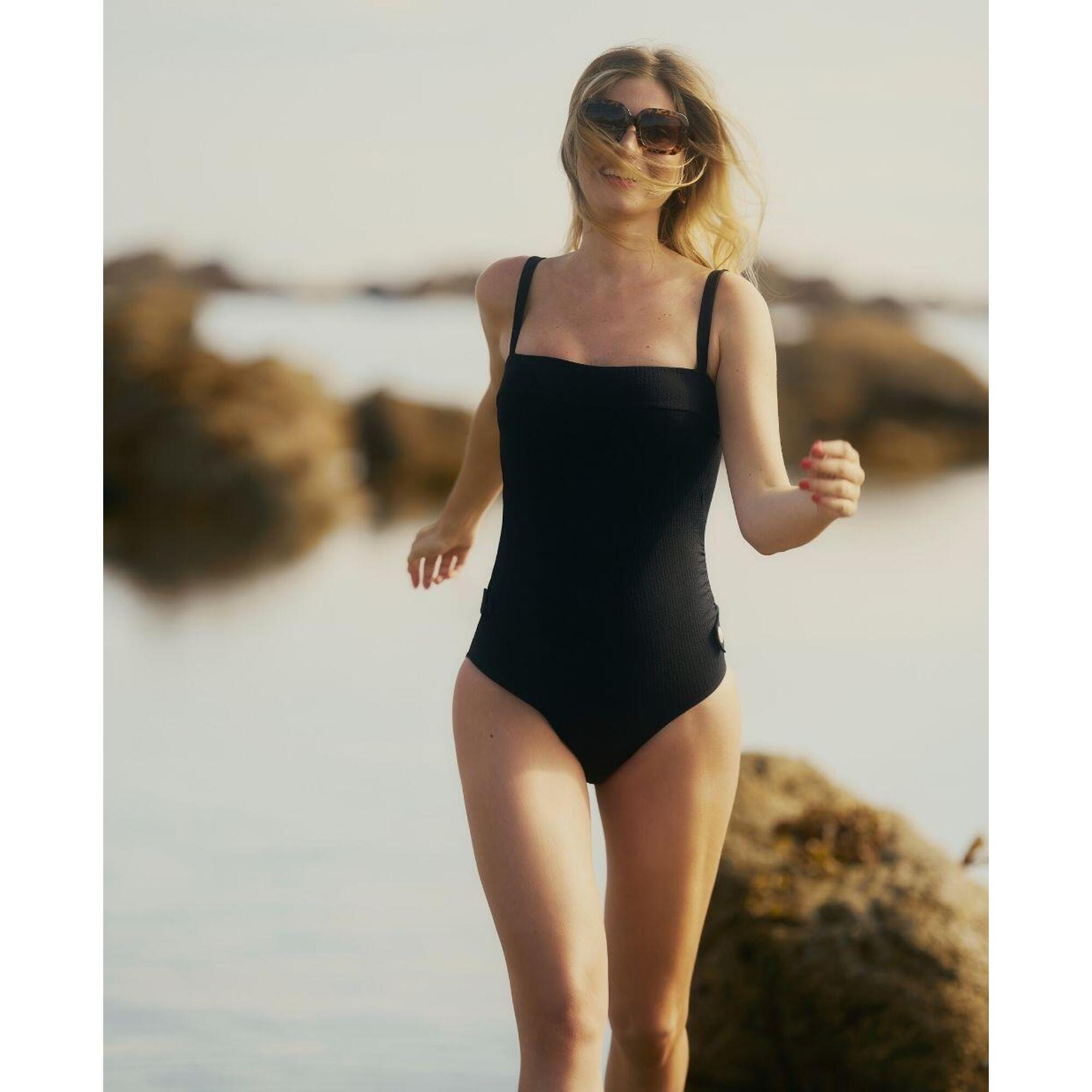 Cache Coeur - Maillot De Bain De Maternité Lara - Maillot De Bain 1 Pièce - Noir - 44 L - Decathlon