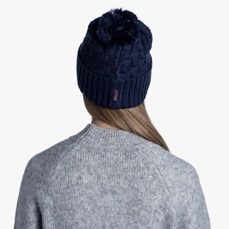 Gebreide muts en fleece muts Airon unisex wintermuts 5/5