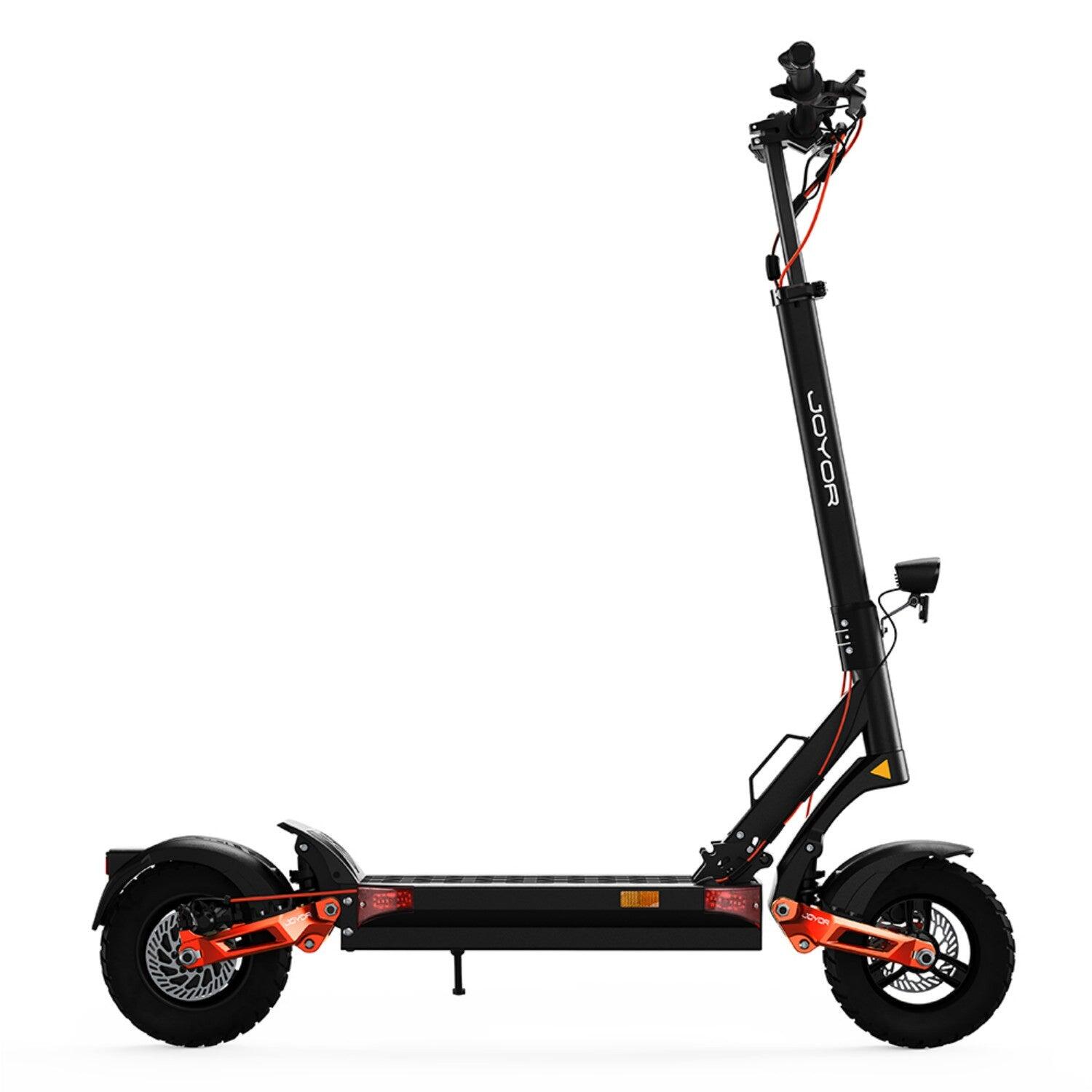 Triciclo elétrico JOYOR T6 preto + fechadura com combinação + bolsa suspensa 7/7