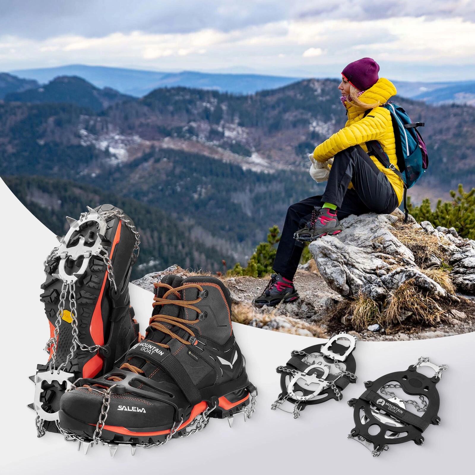 Bergspikes Mountain Goat Premium voor Wandelschoenen 7/7