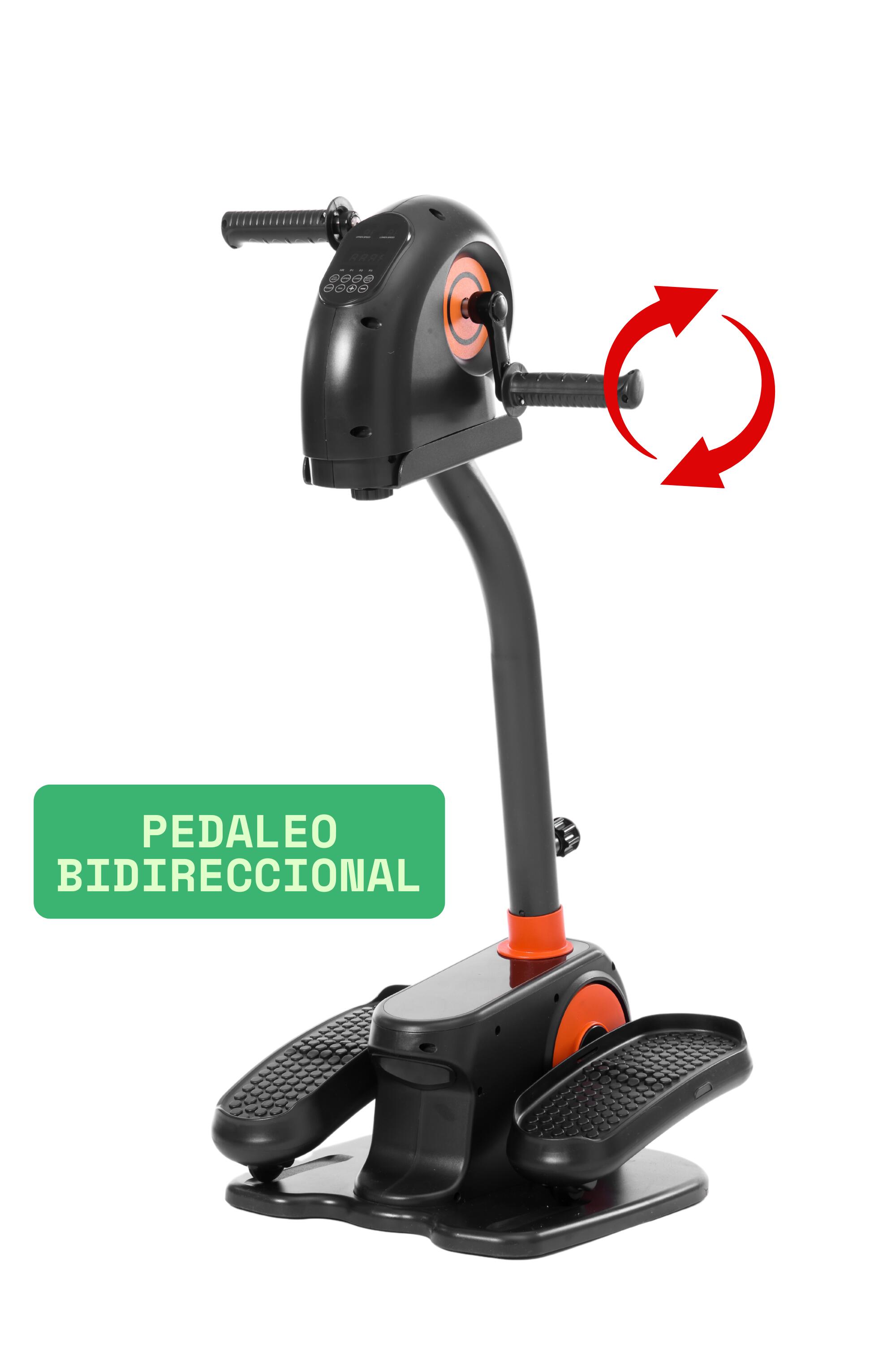 Mini Elíptica Dual, Ejercitador de Brazos y Piernas automático y manual 2/8