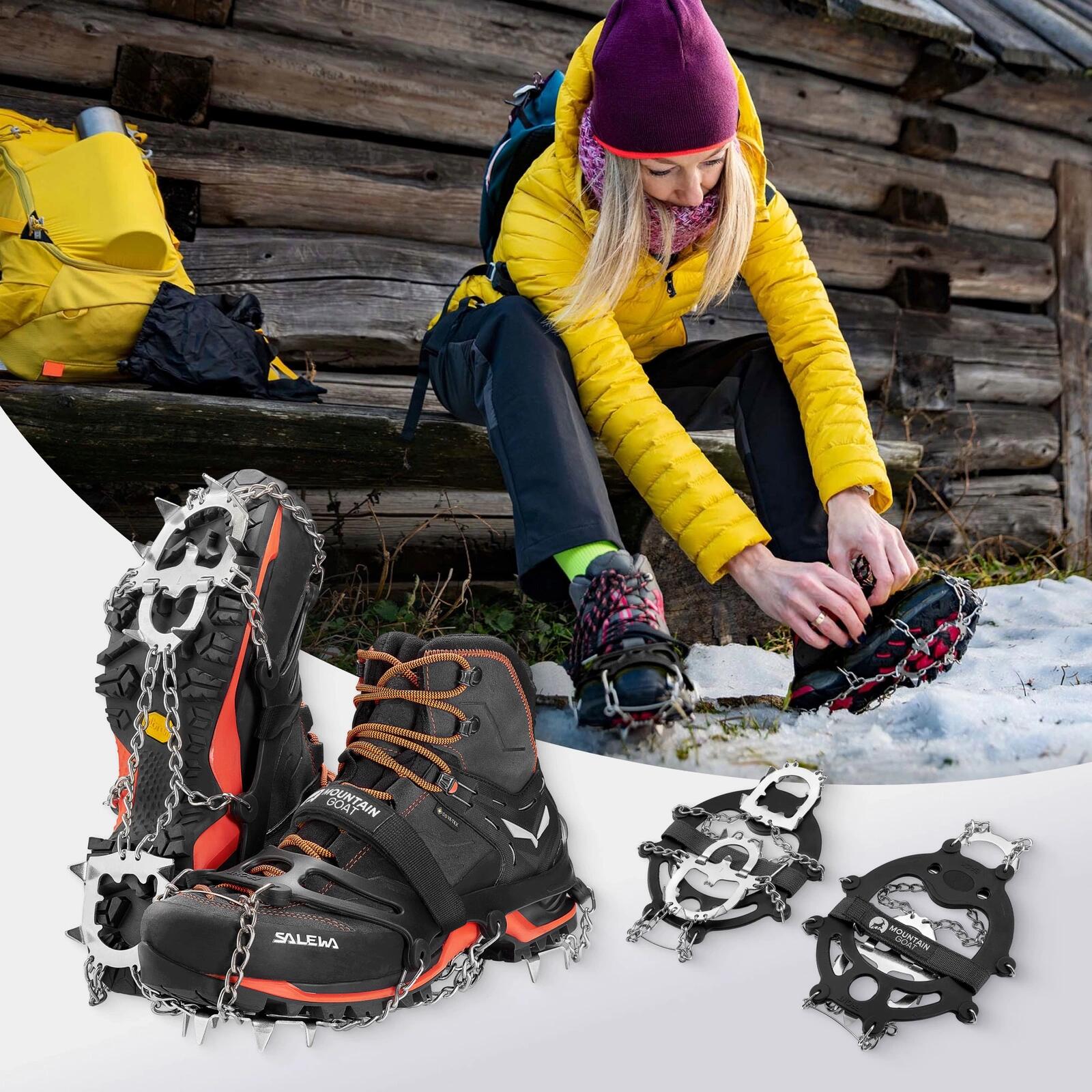 Bergspikes Mountain Goat Premium voor Wandelschoenen 6/7
