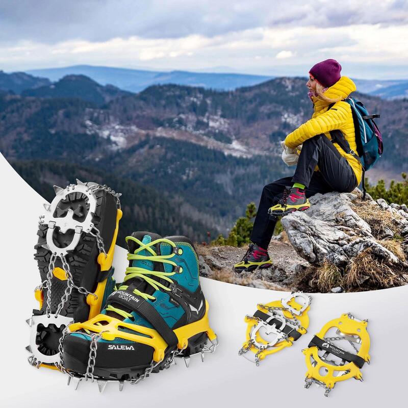 Crampoane antiderapante pentru bocanci de drumeție MOUNTAIN GOAT Premium