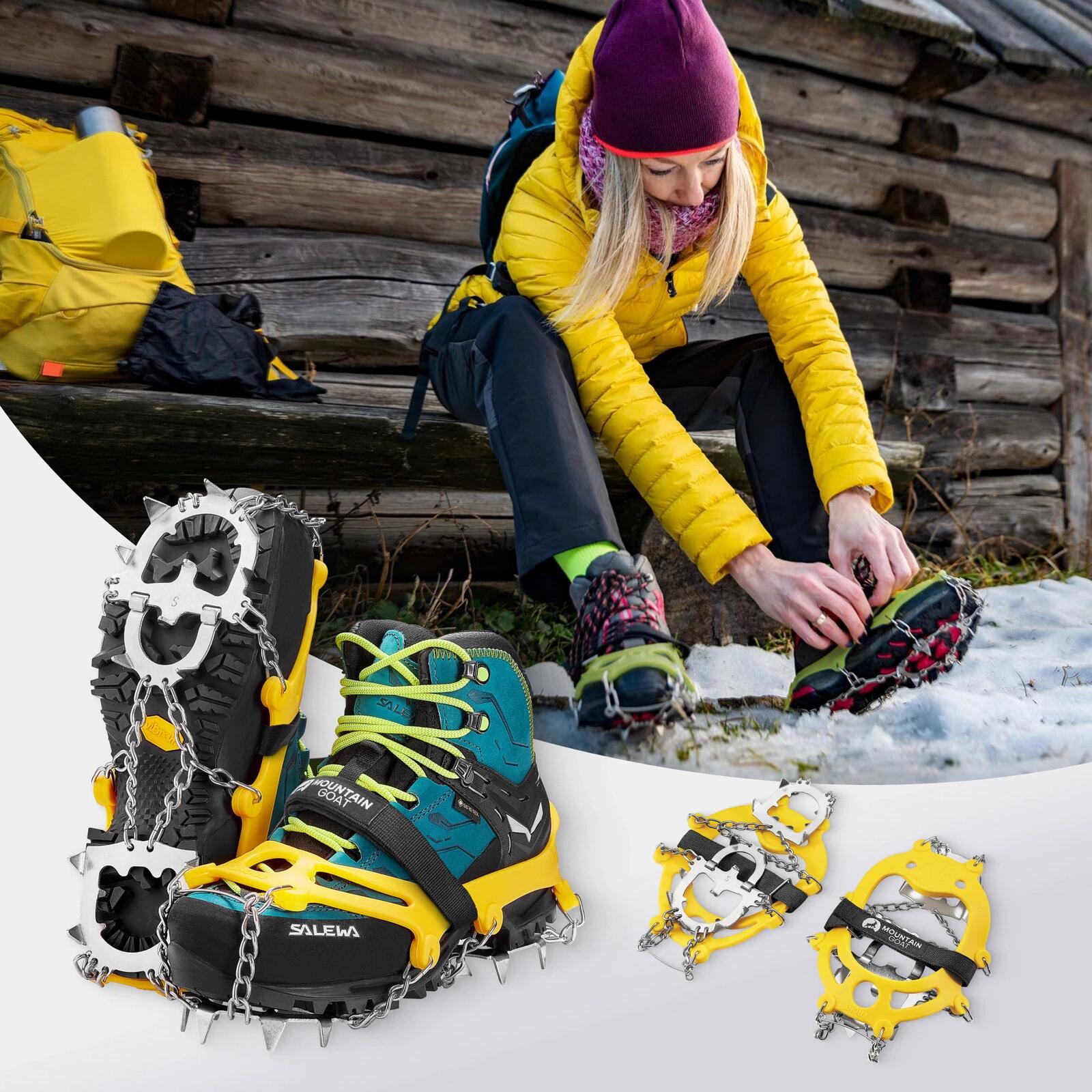 Wandelspikes Mountain Goat Premium voor Bergschoenen 7/7