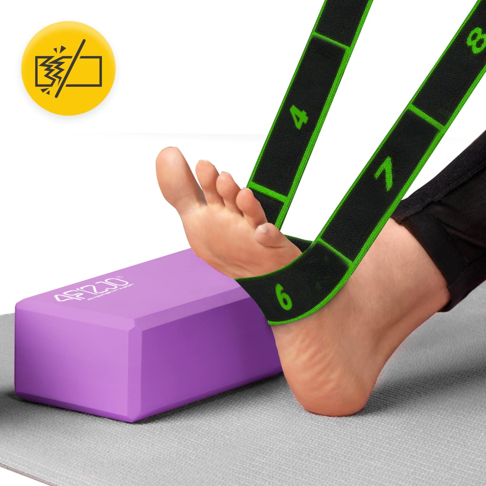 Fascia elastica ginnastica fitness yoga pilates riabilitazione 90 cm 4FIZJO 6/7