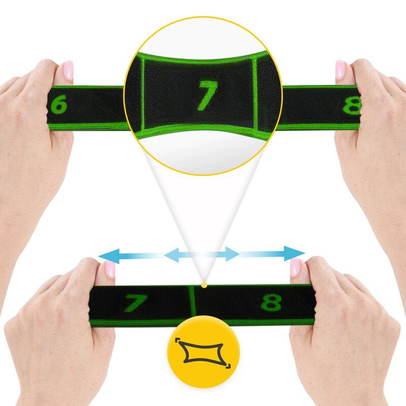 Bandă gimnastică pentru întindere 4FIZJO, 90 cm