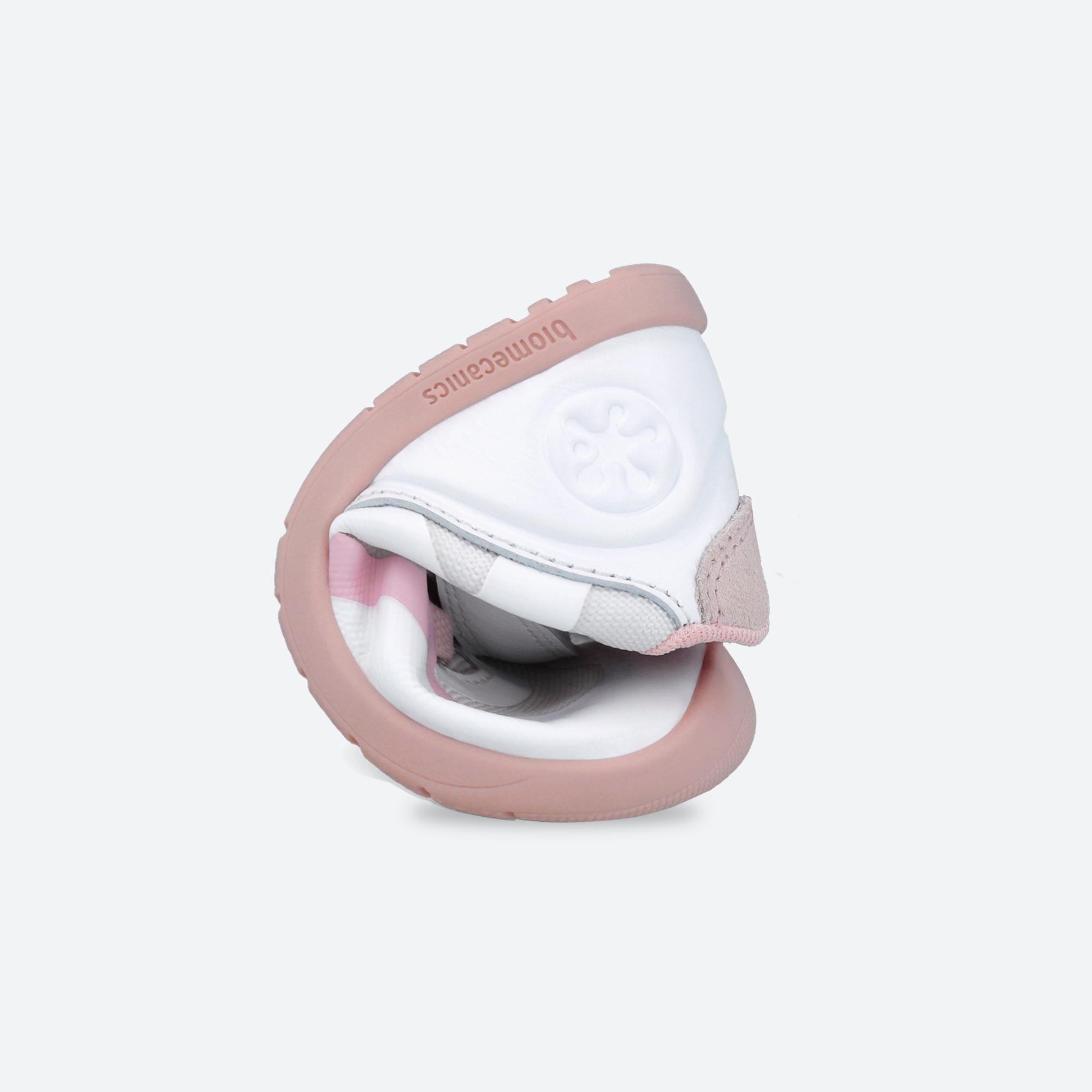 Zapatillas Pimeros Pasos Barefoot Bebé Niña Biomecanics 252163D Blanco Adherente 3/7