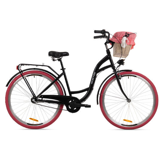 Rower miejski damski GOETZE Style 28" 3B kosz