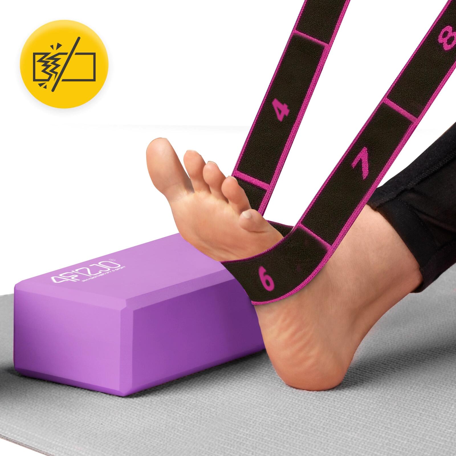 Fascia elastica ginnastica fitness yoga pilates riabilitazione 90 cm 4FIZJO 6/7