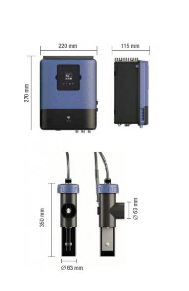 Elettrolisi della neosal di sale - Hayward 22 gr/h 2/2