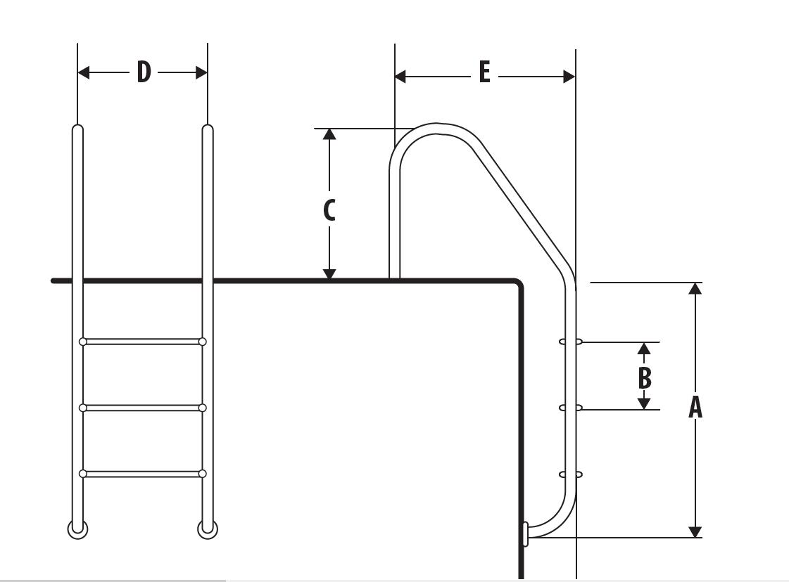 Standardtreppe 2 Stufen - A316 2/3