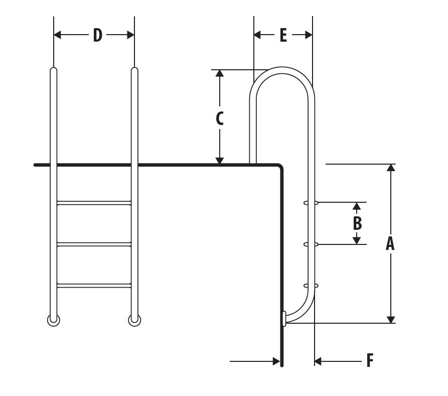 Treppenwand 3 Stufen - A316 2/3