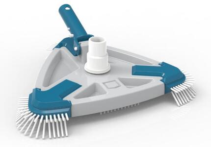 Aspirateur triangulaire de ligne bleue