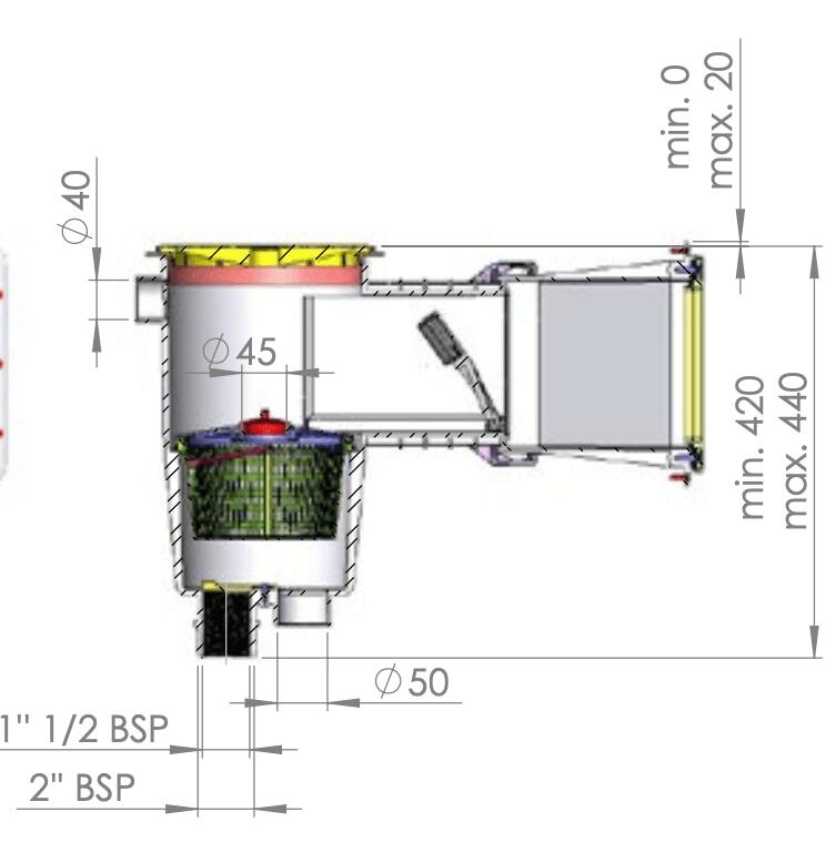 Skimmer boca concreto 3/3